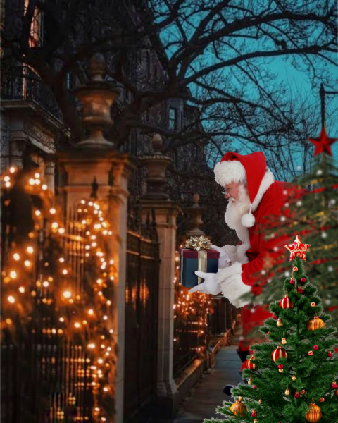 Christmas cb editing background