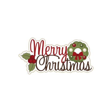 Christmas cb text png image