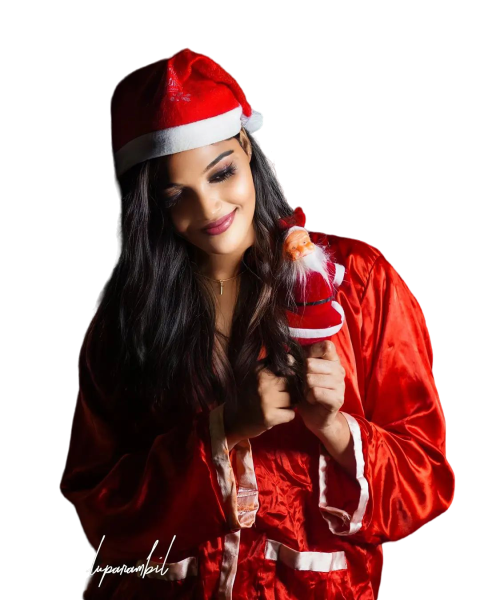 Christmas girl editing png