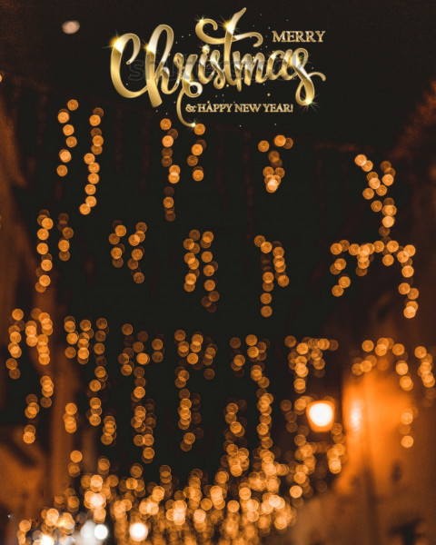 Christmas Night Editing Background Download
