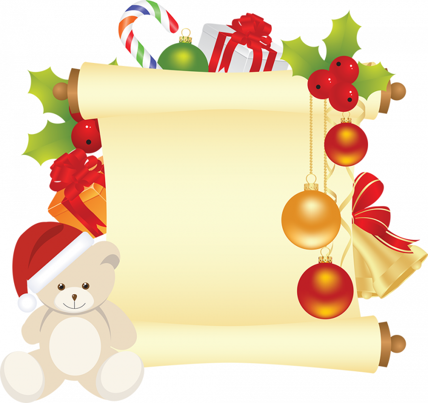 Christmas note transparent png images