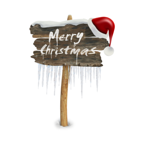 Christmas text board text png