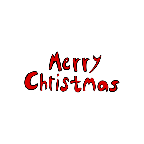 Christmas Text PNG Transparent Images Free