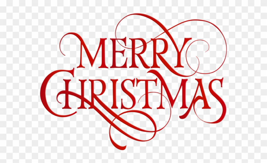 Christmas Text PNG Transparent Images Free Download