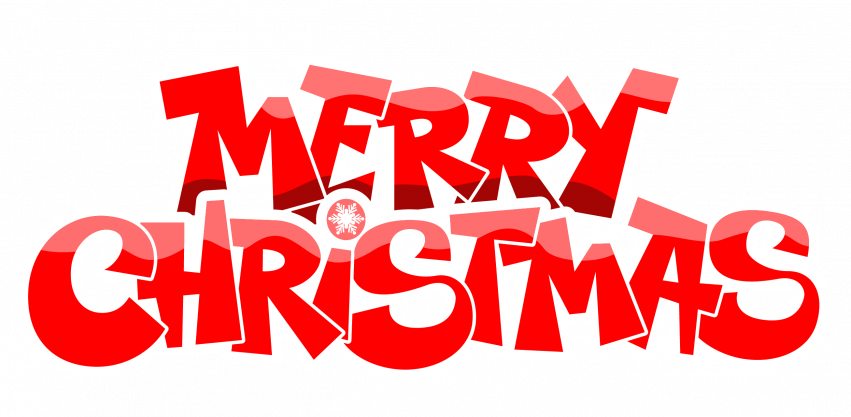 Christmas text transparent png images free download