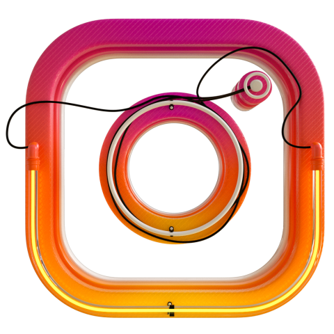 Clipart 3d instgram transparent images