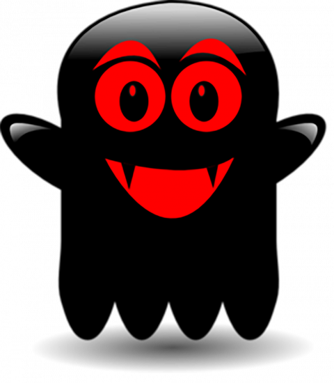 Clipart black ghost png hd