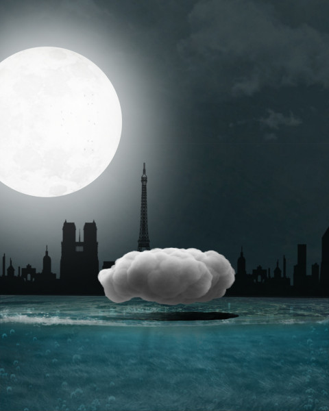 Cloud moon editing backgrounds