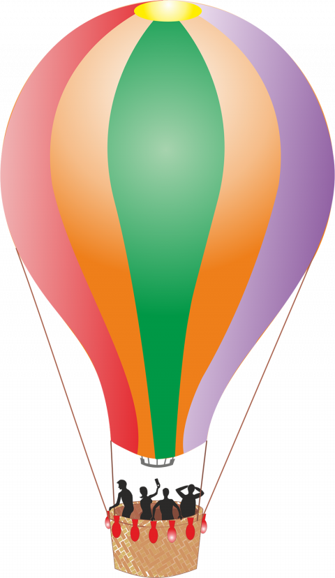 Colorful Air balloon clipart png images,Hot air balloon png images