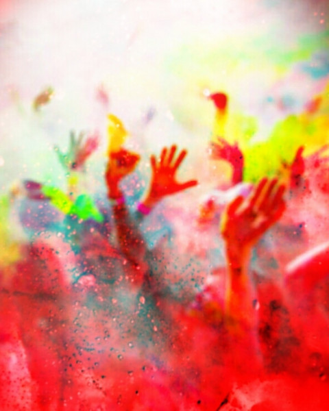 Colorful Festival Happy Holi Background Hd
