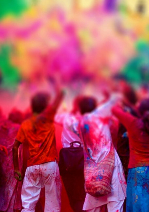 Colorful Festival Happy Holi Background Hd