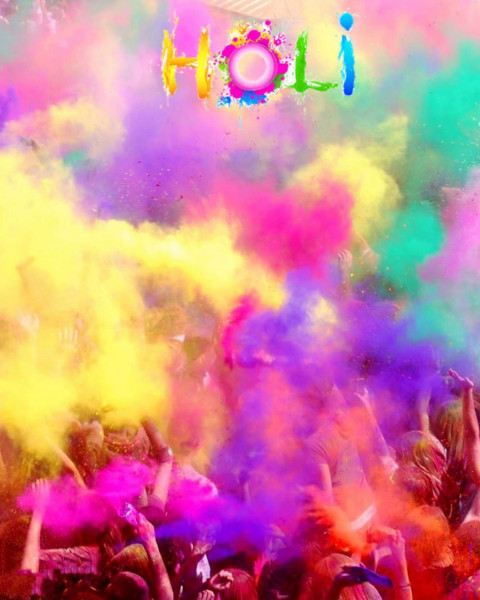 Colorful Festival Happy Holi Background Hd