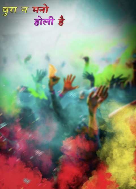 Colorful Holi Photo Editing Cb Background for Picsart And Photoshop