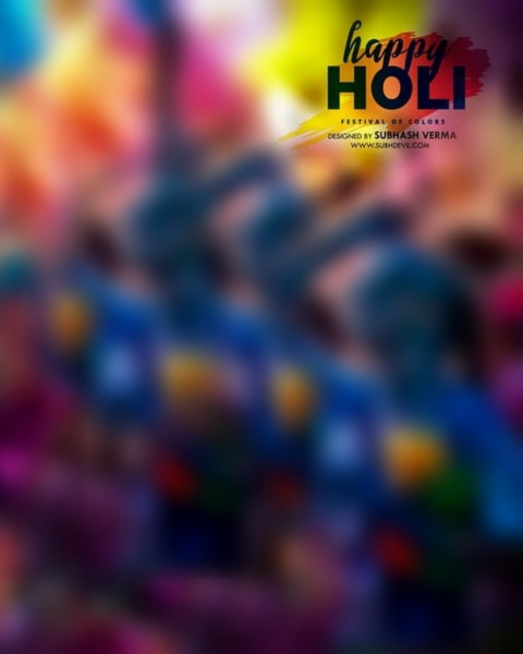 Colorful Holi Photo Editing Cb Background for Picsart And Photoshop
