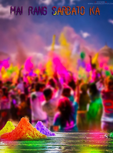 Colorful Holi Photo Editing Cb Background for Picsart And Photoshop