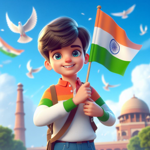 Create a 3D Ai 26 January Republic Day Image Editing For Dp