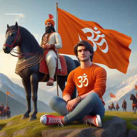 Create Viral Chhatrapati Shivaji Jayanti 3D Ai Image Download