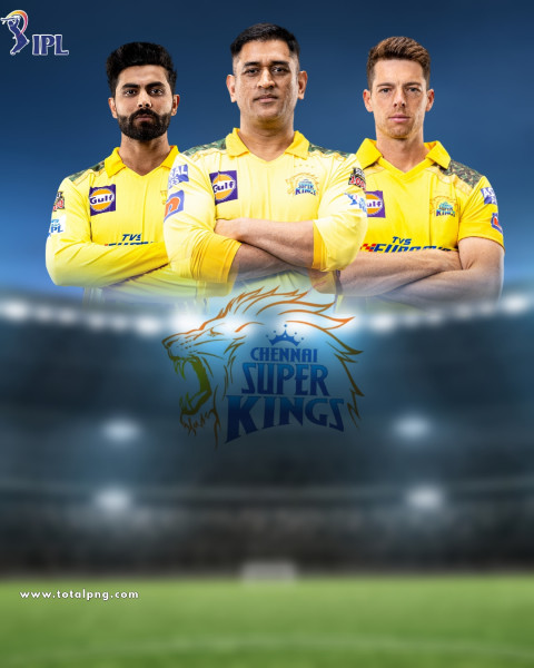 Csk ipl editing background