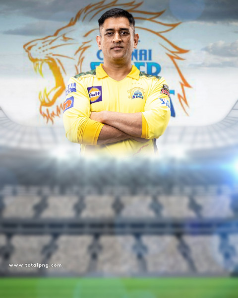 Csk ipl editing background