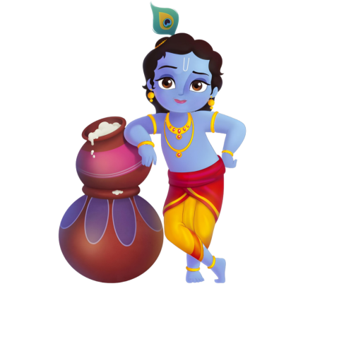 Cute Little Krishna Png