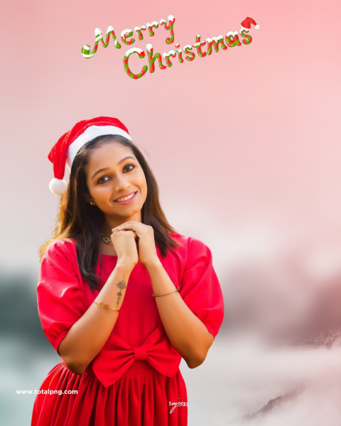 Cute santa claus editing background