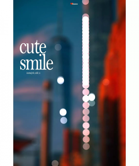 Cute smile hd editing background