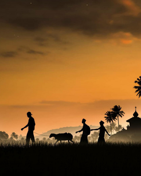 Dark bakrid editing background