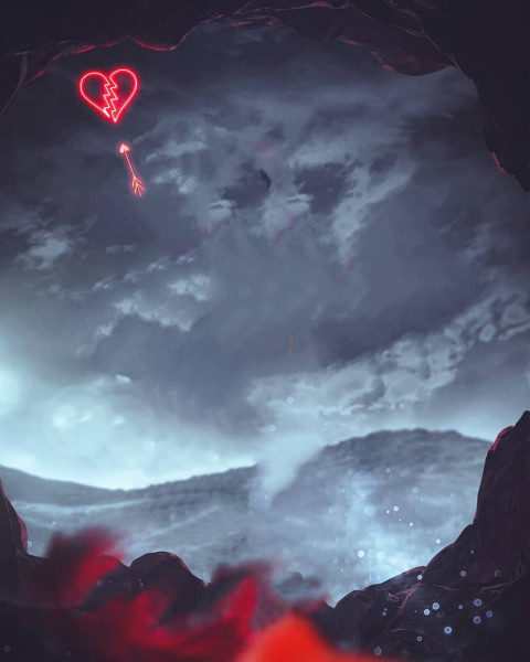 Dark hearts editing background   dark sky background (2)