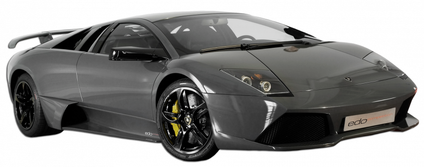 Dark silver  Lamborghini PNG