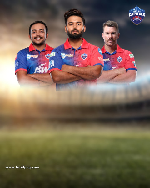 Delhi capitals ipl editing background