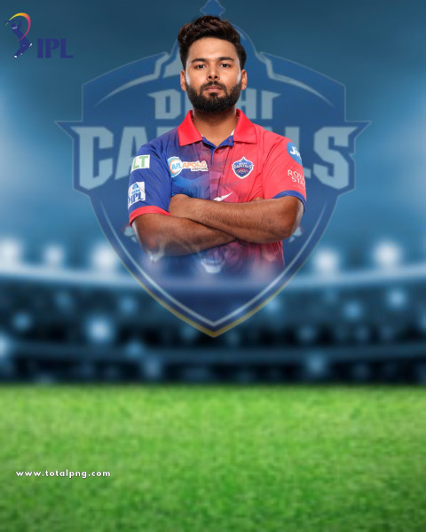 Delhi Captials ipl Editing Backgropund