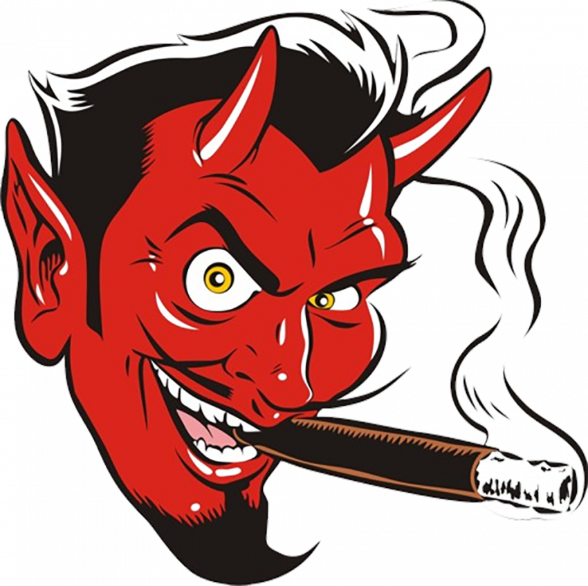 Demon face png, demon transparent background