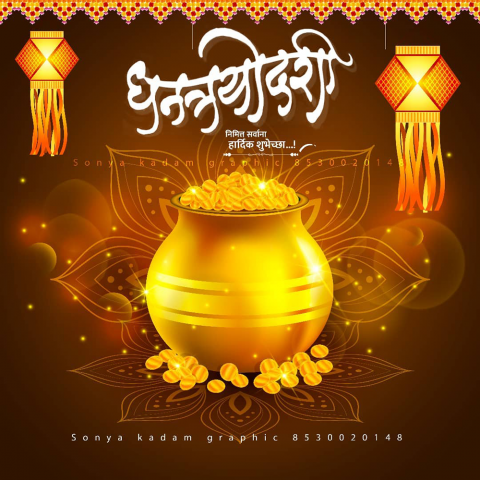 Dhanteras banner editing background Free