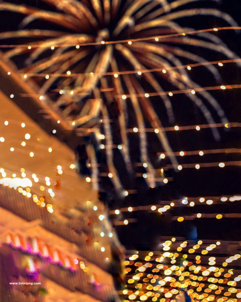 Diwali bokeh effect editing background