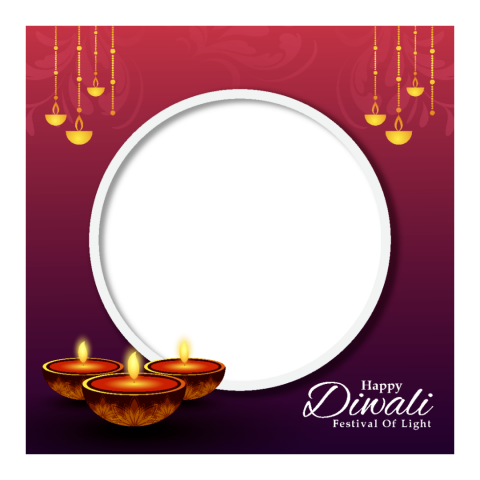Diwali frame for editing