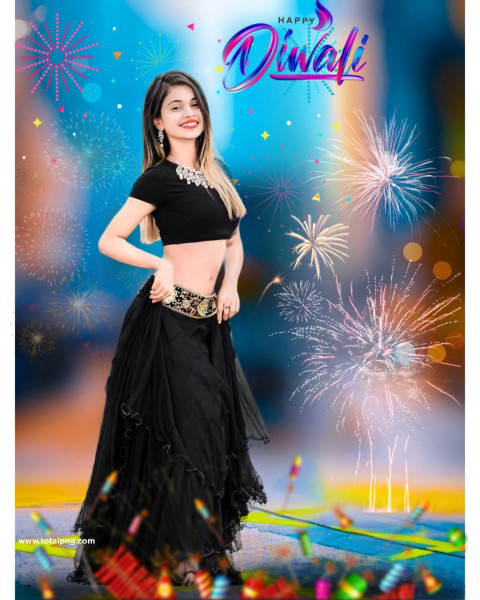 Diwali hd background for editing diwali girl 2023