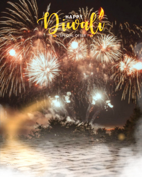 Diwali photo editing background