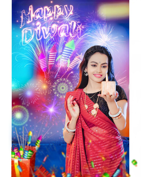 Diwali Photo editing Girl Background Online Download