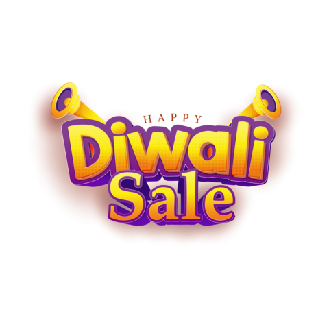 Diwali sale text transparent png