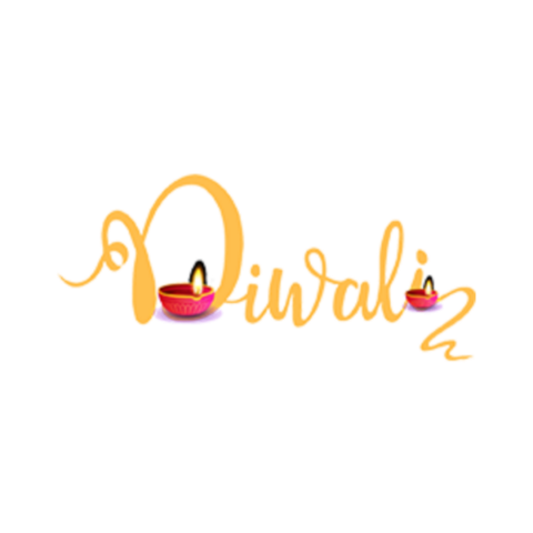 Diwali text png img free
