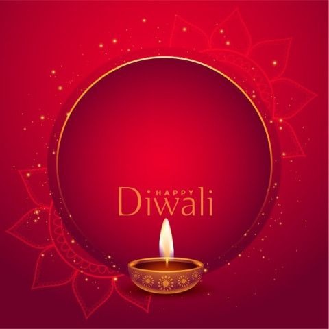 Diwali wishsh banner background