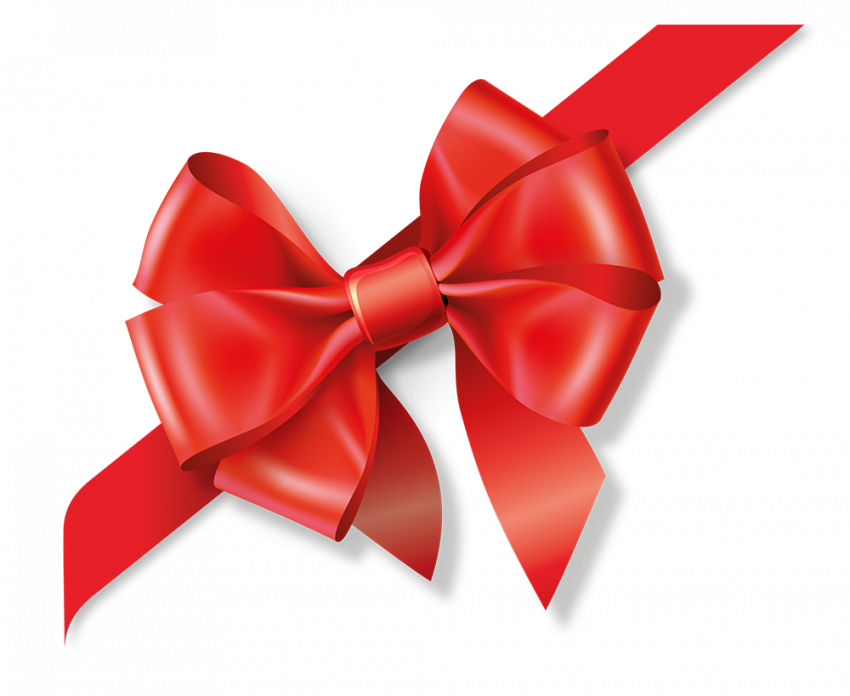 Download png image gift red ribbon png