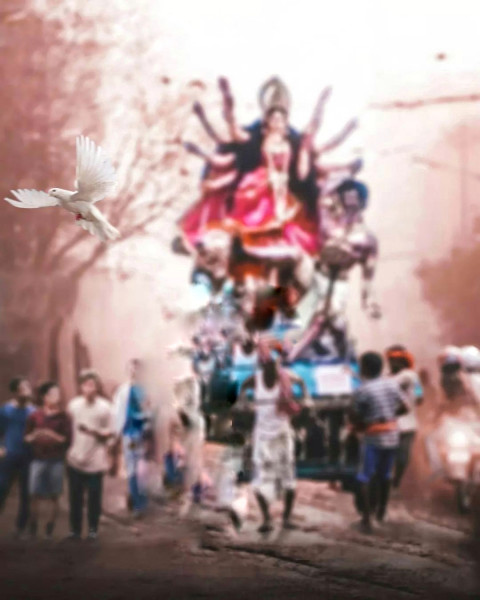 Drurga puja editing background]