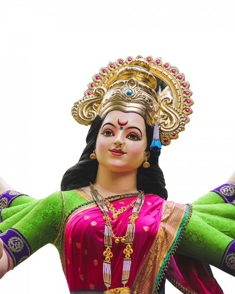 Durga Mata Navratri Transparent Png