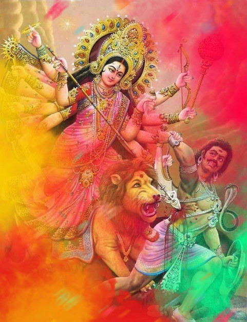 Durga Puja special picsart editing background