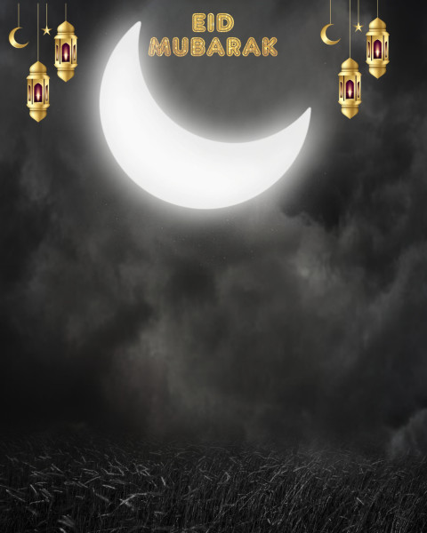 Eid mubarak editing background