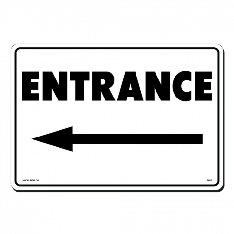 Entrance text transparent background