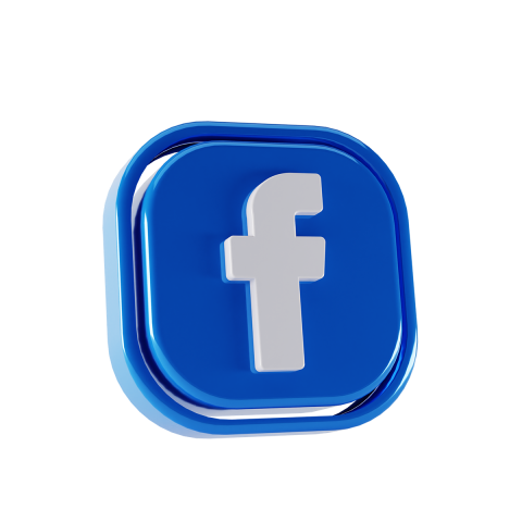 Facebook 3d transparent background