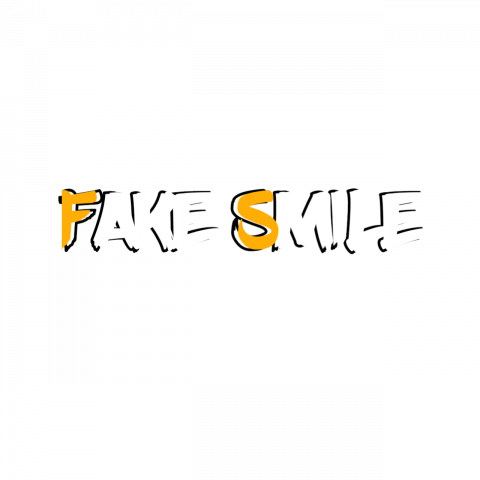 Fake Smile Text PNG Transparent Images Free