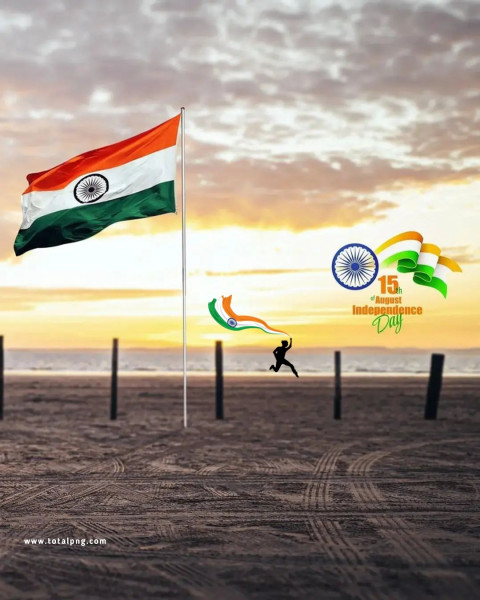 Falg 15 august editing background 2023